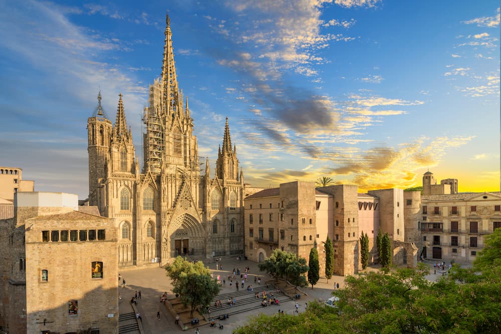 Gothic Quarter & Cathedral of Barcelona